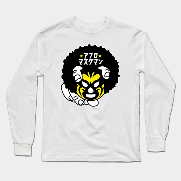 AFLO MASKMAN TRES Long Sleeve T-Shirt by RK58